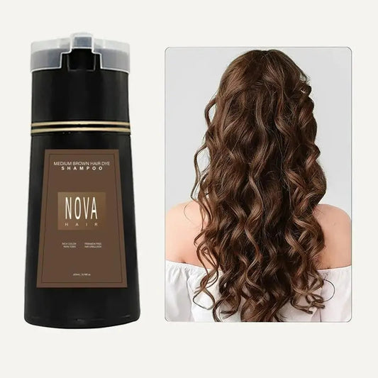 Nova Hair™ - schampo som täcker grått hår på endast 10 minuter