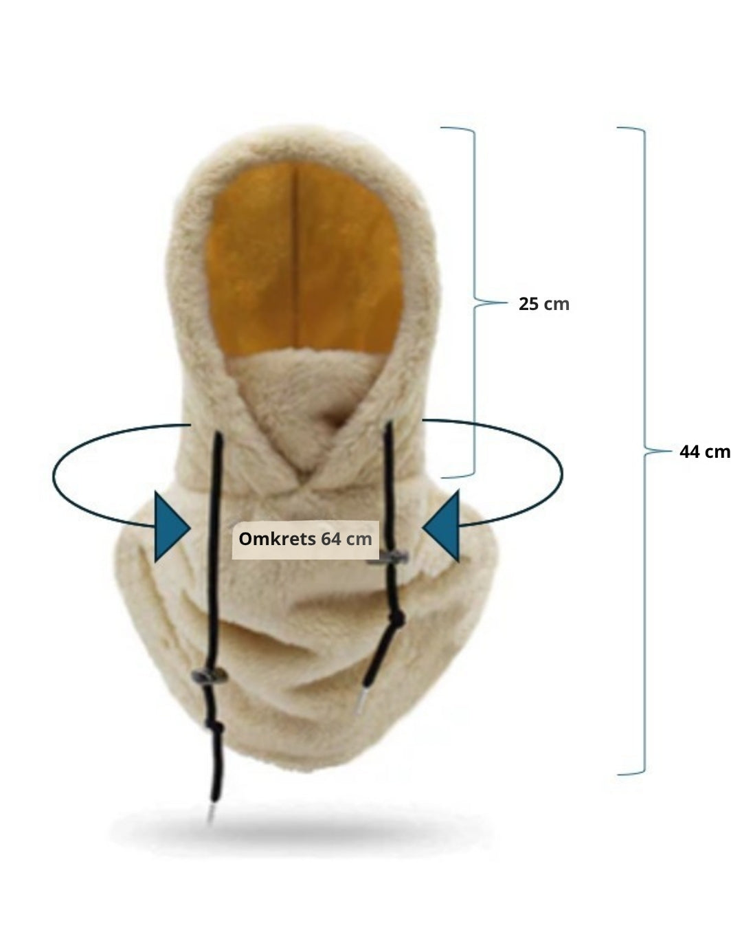 Little Sherpa Hoodie™ Värmande fleecehuva för alla vinteräventyr