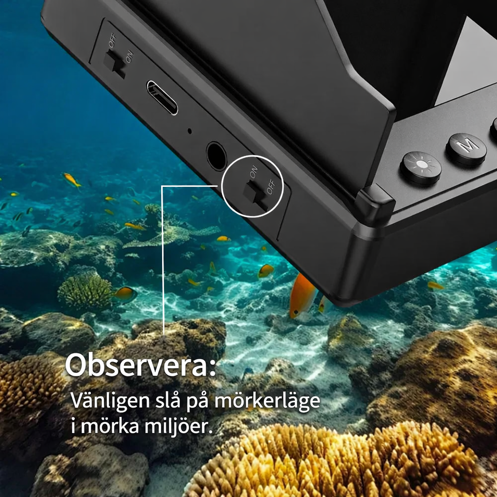 4.3" HD Fishing Camera Pro Fiskekamera med 30 meter kabel