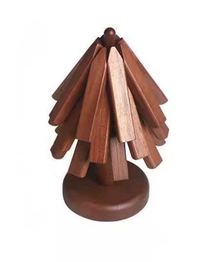 Nordisk Skogsro™ Handgjort träunderlägg för heta grytor