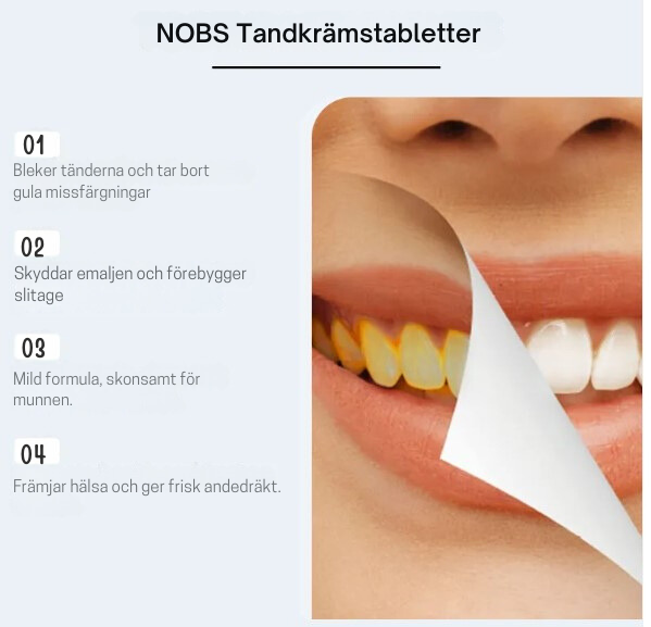 NOBS - tandkrämstabletter