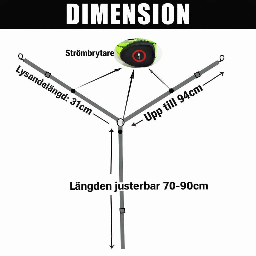Cavallo LED & Reflex™ – Synlighet i mörkret