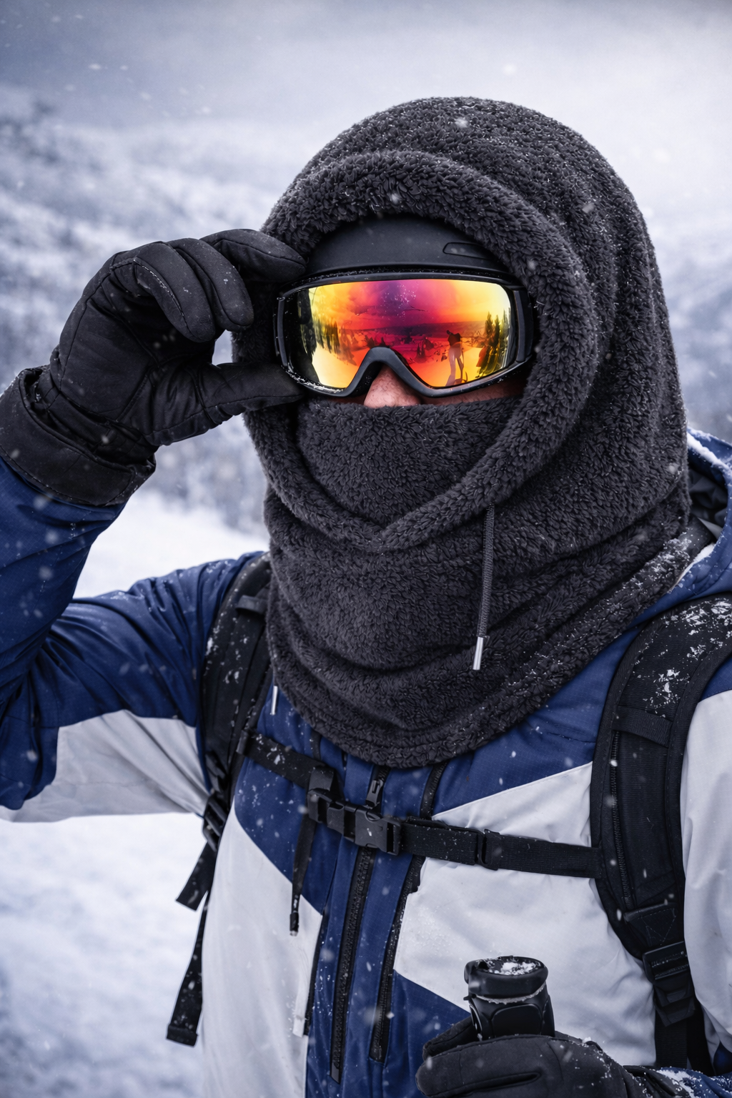 Sherpa Hoodie™   Fluffig fleece – perfekt för skidbacken