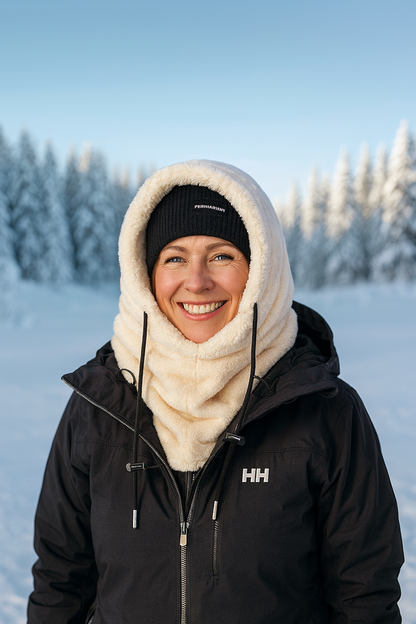 Little Sherpa Hoodie - Värmande fleecehuva för alla vinteräventyr