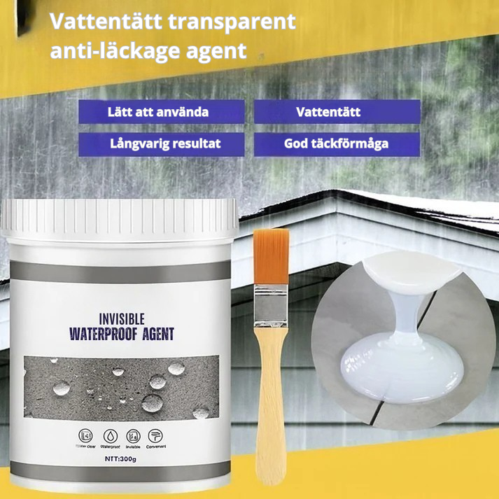 TätMaster – Vattentät  transparent täcklim för reparation av läckor