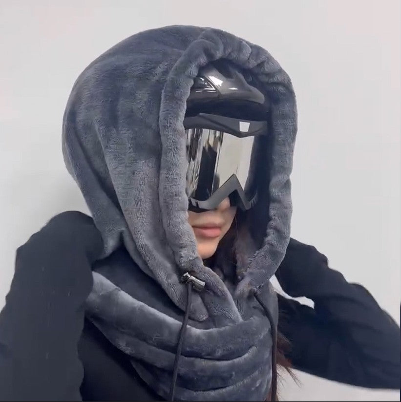 Sherpa Hoodie - fluffig fleece – perfekt för vinter och mys