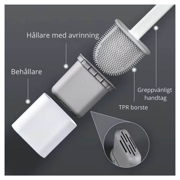 FlexiClean Single - smarta toalettborsten