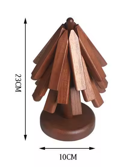 Nordisk Skogsro™ Handgjort träunderlägg för heta grytor