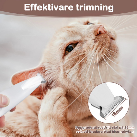 Hundtrimmer med LED Light - nytt lägre pris!
